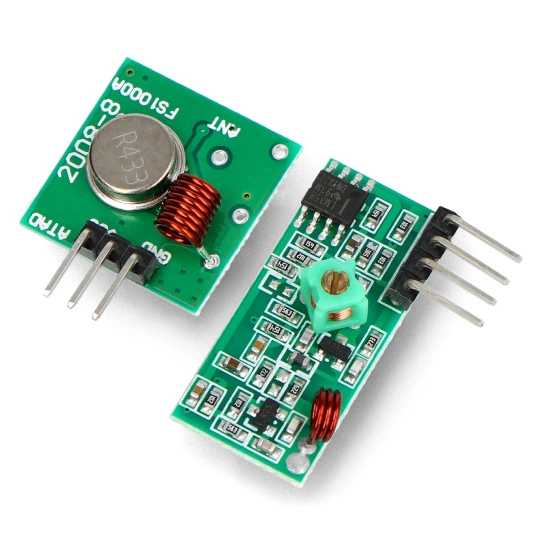 Moduł radiowy nadajnik FS1000A + odbiornik 433 MHz