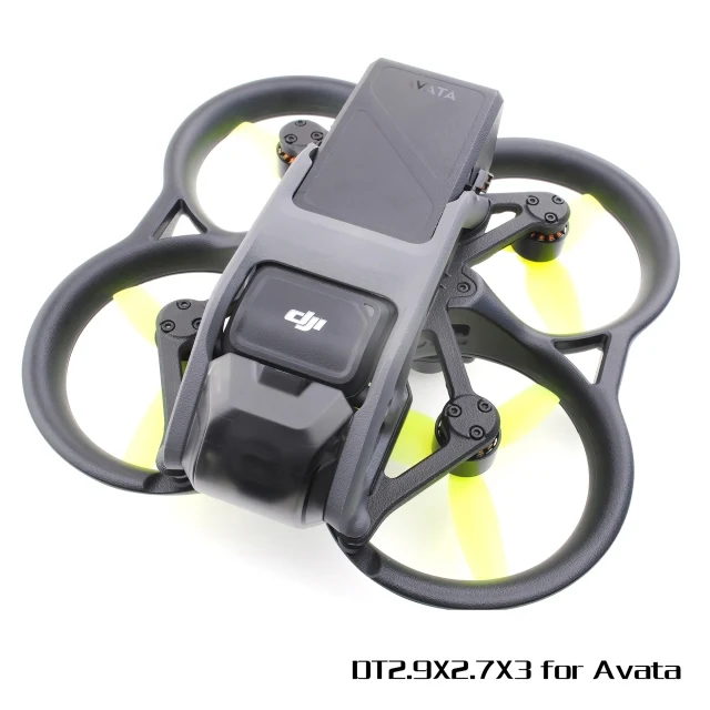HQProp DT2.9x2.7x3 for DJI Avata - Poly Carbonate (2CW+2CCW) - Choose Color — Yellow