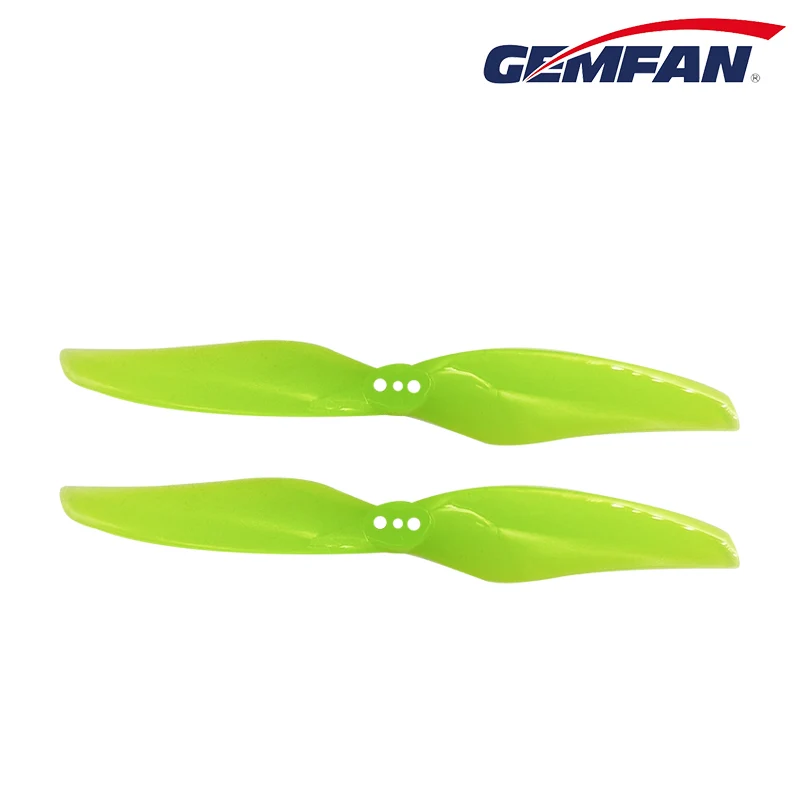 GEMFAN Hurricane 4024 2-BLADE 4" Durable PROP 4CW 4CCW (CHOOSE COLOR) — Yellow