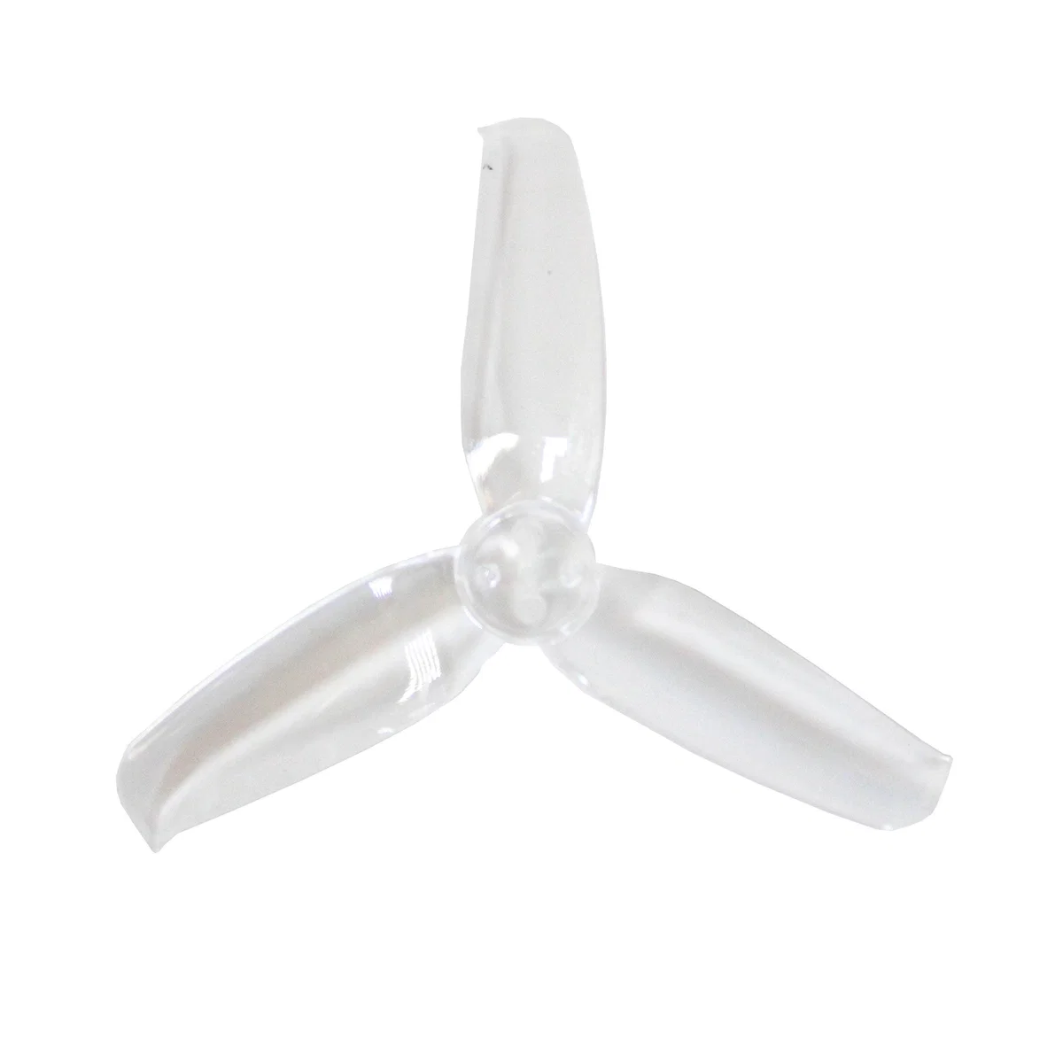 Gemfan Flash 2540 Tri-Blade 2.5" Prop (1.5mm Shaft) 8 Pack - Choose Your Color — Clear