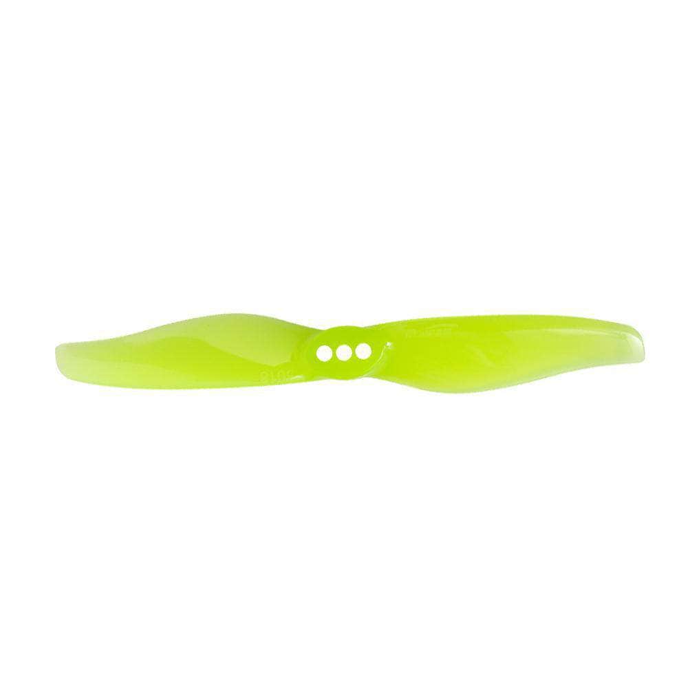 Gemfan Hurricane 3018 Durable Bi-Blade 3" Prop 8 Pack (1.5mm) - Choose Your Color — Yellow