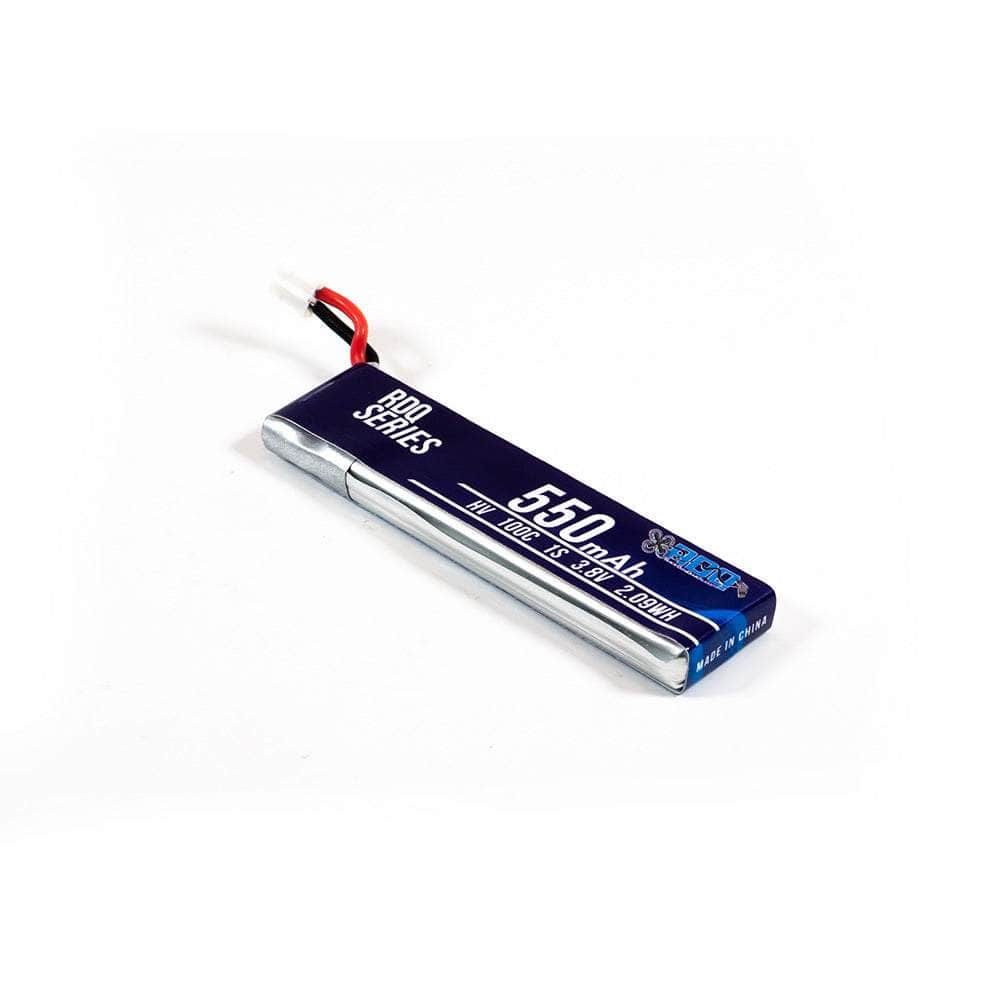 RDQ Series 3.8V 1S 550mAh 100C LiHV Whoop/Micro Battery w/ Cabled Connector - Choose Version — PH2.0