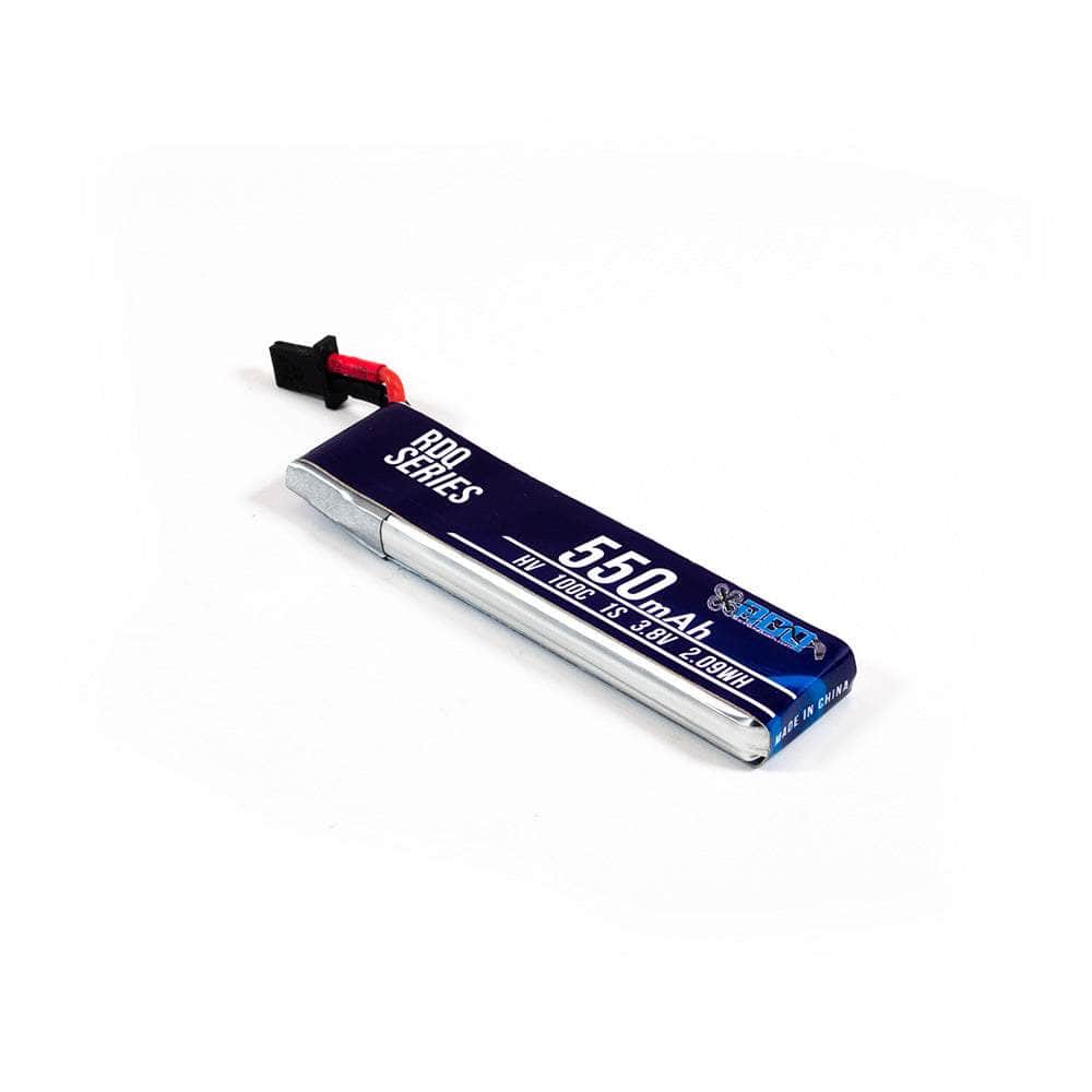 RDQ Series 3.8V 1S 550mAh 100C LiHV Whoop/Micro Battery w/ Cabled Connector - Choose Version — GNB27