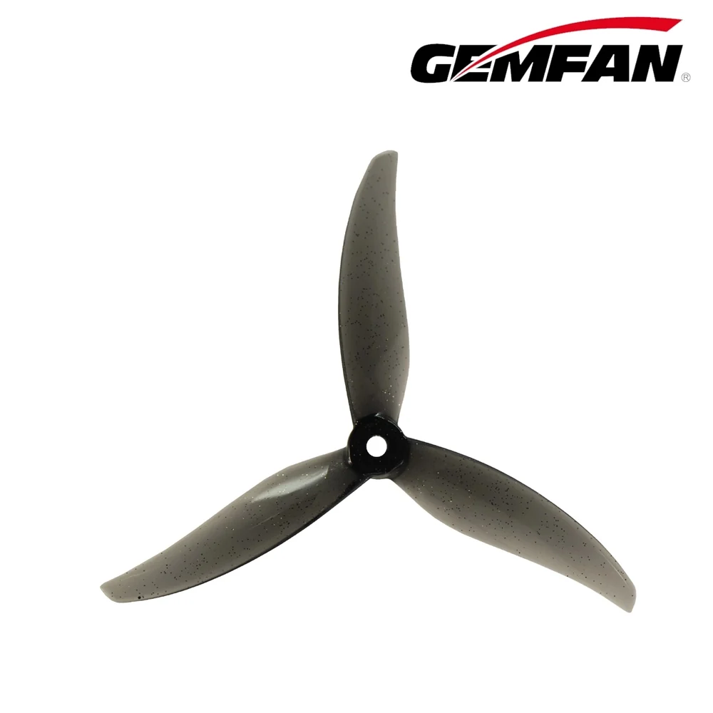 Gemfan Proxy 5127.5 Tri-Blade 5" Prop - 2CW+2CCW - Choose Color — Midnight Black(Limited)