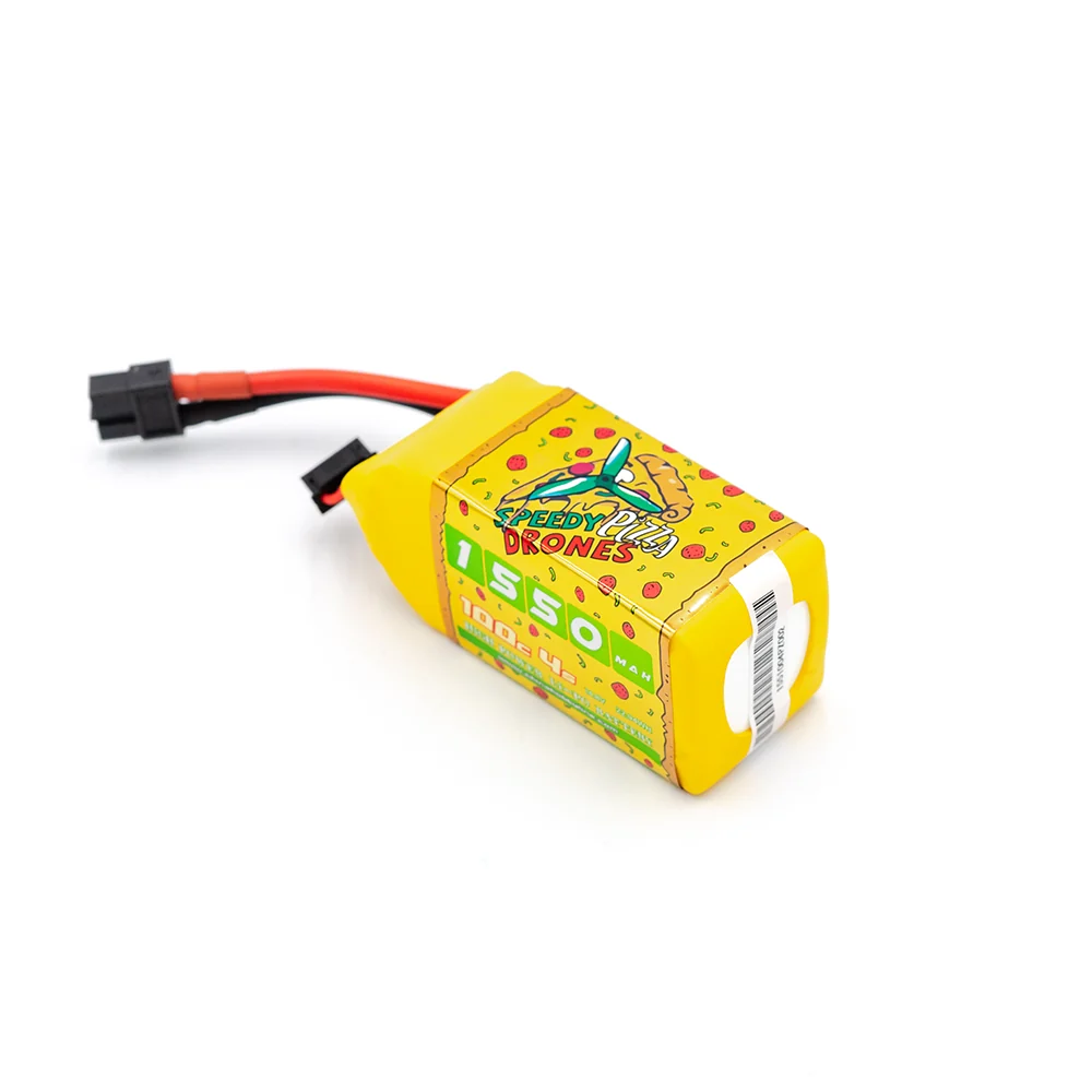 Speedy Pizza 4S 1550mAh 100C LiPo Battery with XT60 Connector
