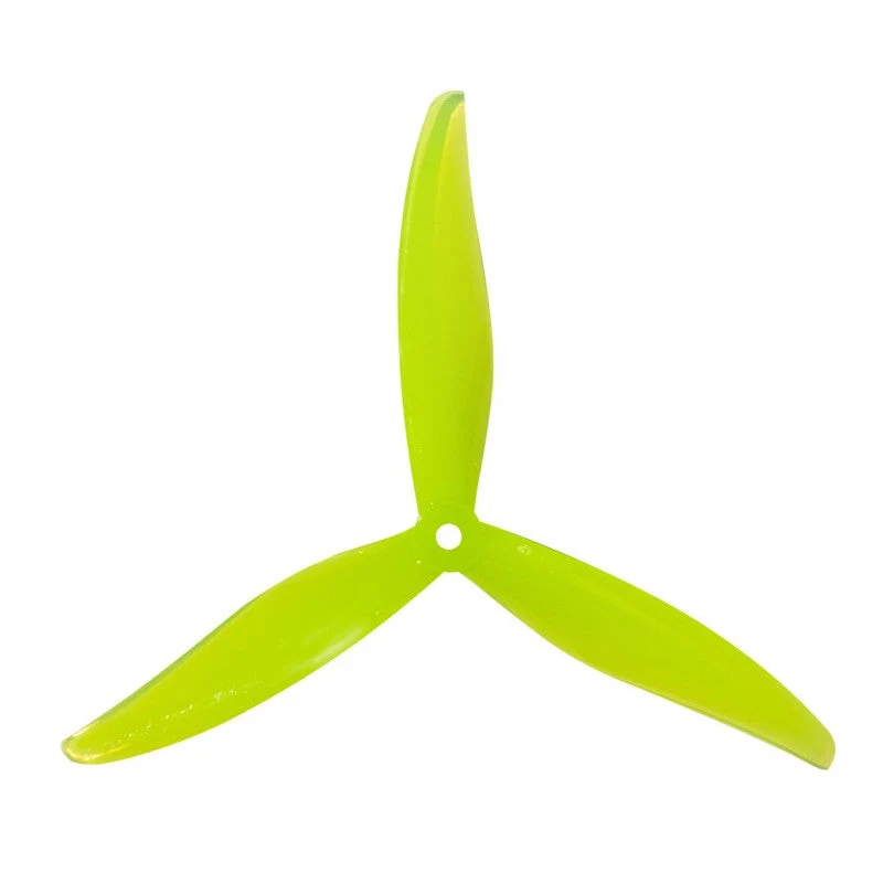 Gemfan Hurricane 7" Street League Spec 7043-3 PC Durable Tri-Blade Propellers - 2CW+2CCW- Choose Color — Neon Yellow