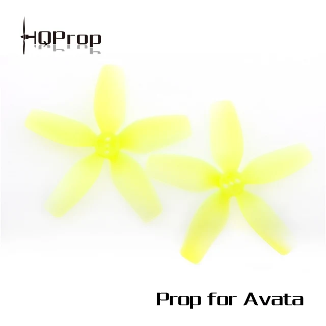 HQProp DT2.9x2.5x5 for DJI Avata - Poly Carbonate (2CW+2CCW) - Choose Color — Light Yellow