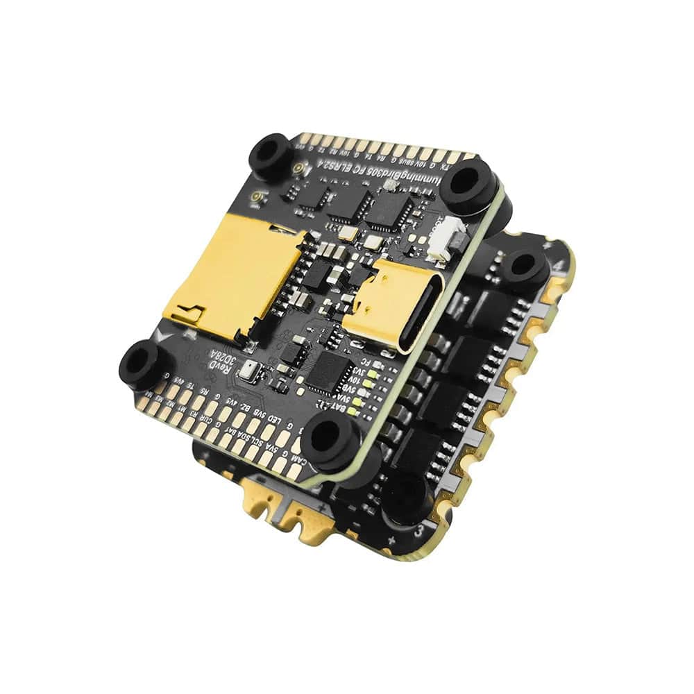 NewBeeDrone Hummingbird 305 Stack - F7 EL RS FC + 80A AM32 4-in-1 ESC - 30.5x30.5