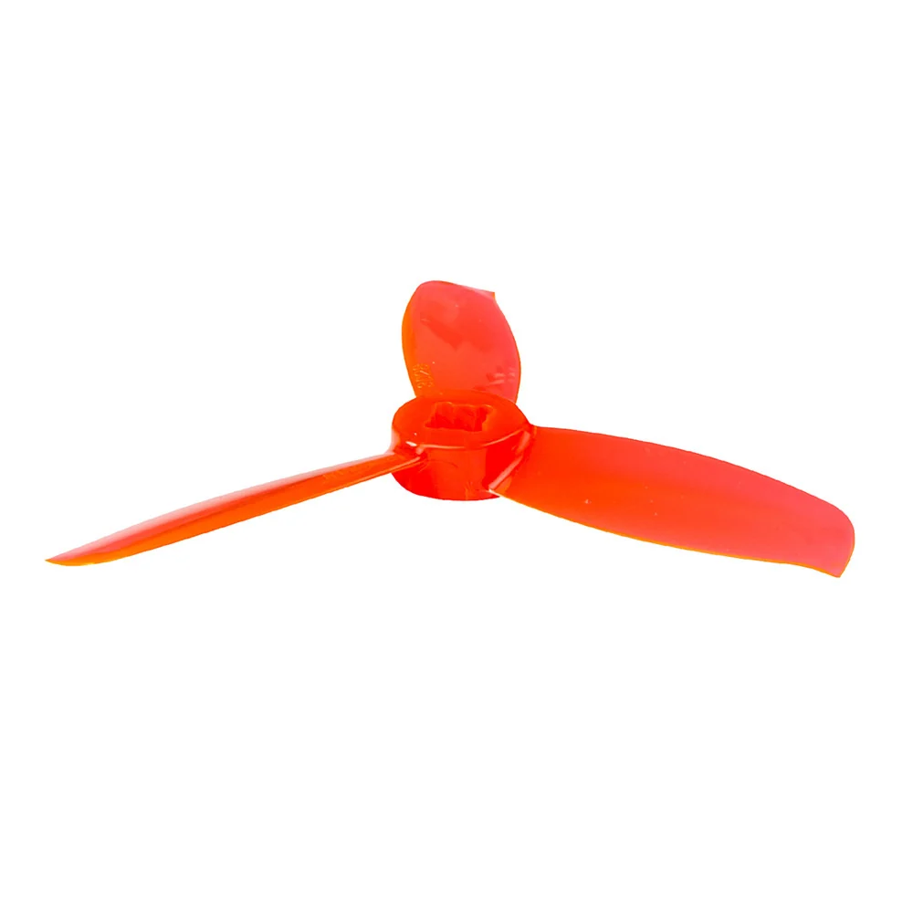 Gemfan Windancer 3028 3-blade Propeller Compatible 5mm/1.5mm Mounting Hole — Clear Red