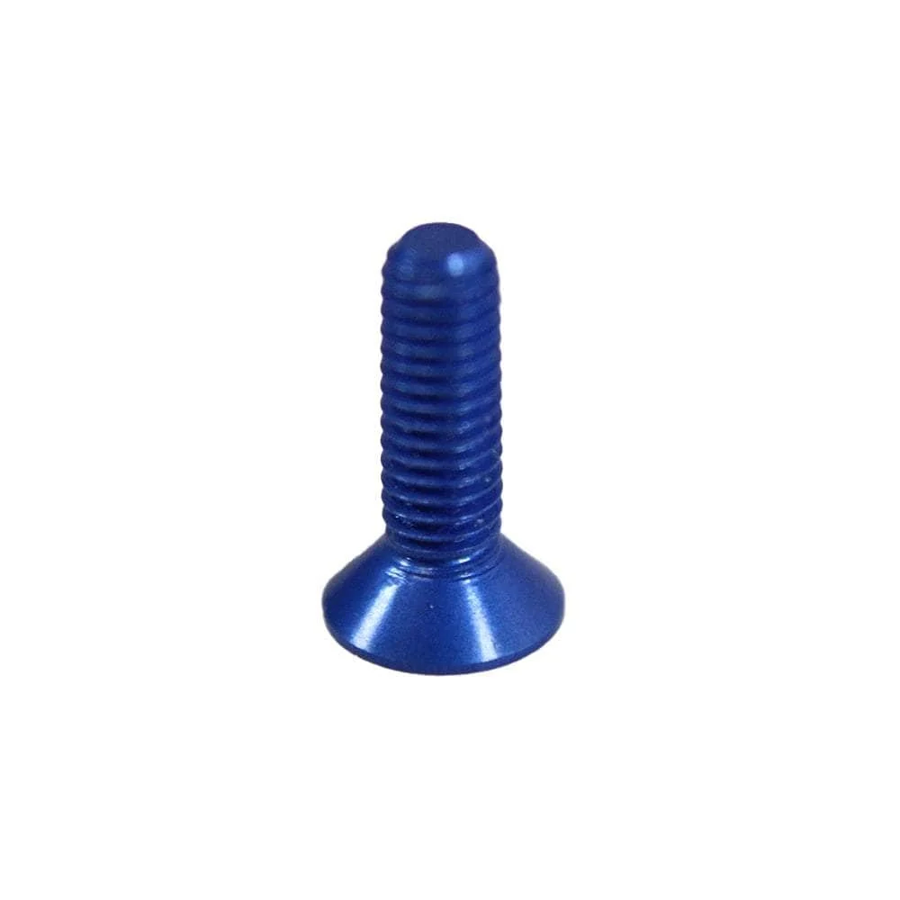 M3 7075 Aluminum Counter Sunk Hex Screw (20PCS) - Choose Your Color & Size — Blue / 10mm