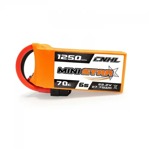 CNHL Ministar 1250MAH 22.2V 6S 70C Lipo Battery - XT60