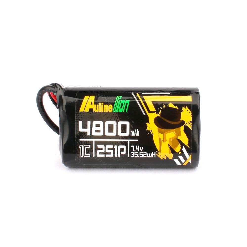 Auline 7.4V 2S 4800mAH 1C Li-Ion Battery for Fatshark Goggles - XT30 & Barrel Jack