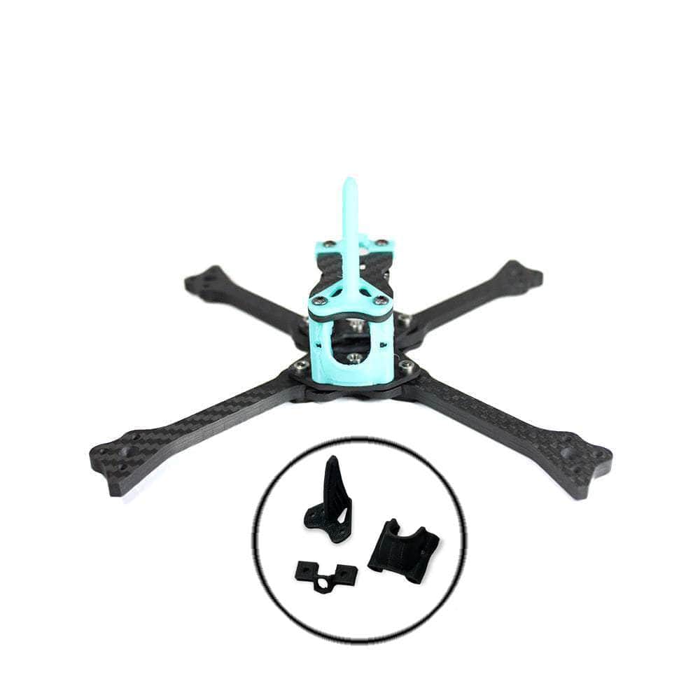 FIVE33 Switchback PRO 5" Racing Frame Kit - Choose Your Version — With 3D Prints - Black / SPLT