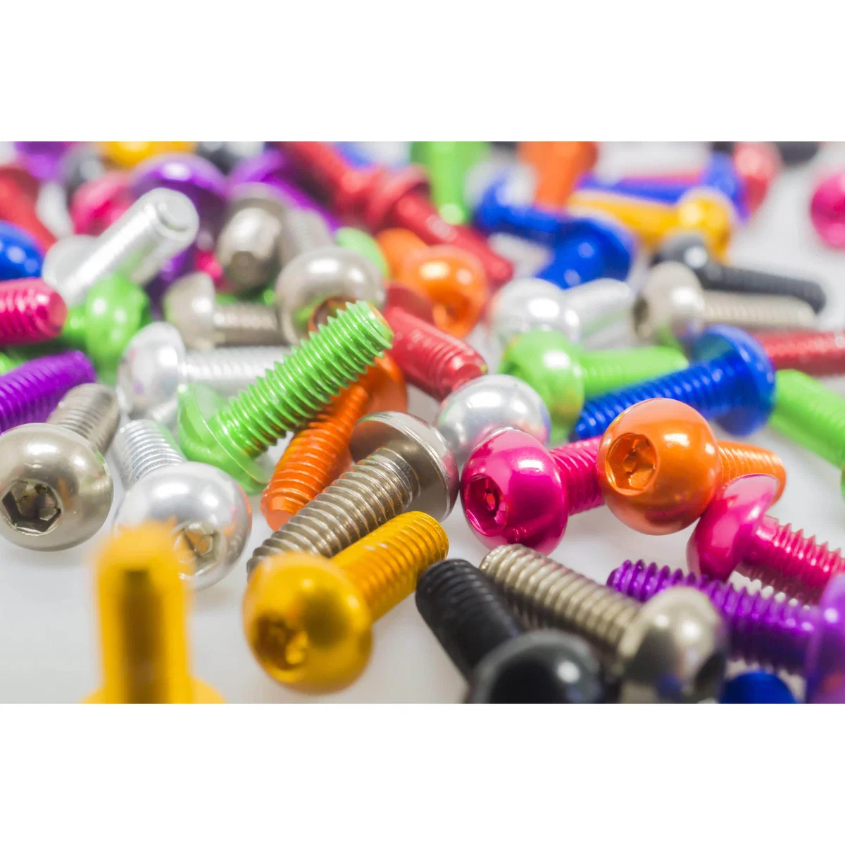 NewBeeDrone Screws Various Color & Length — Blue / 6mm