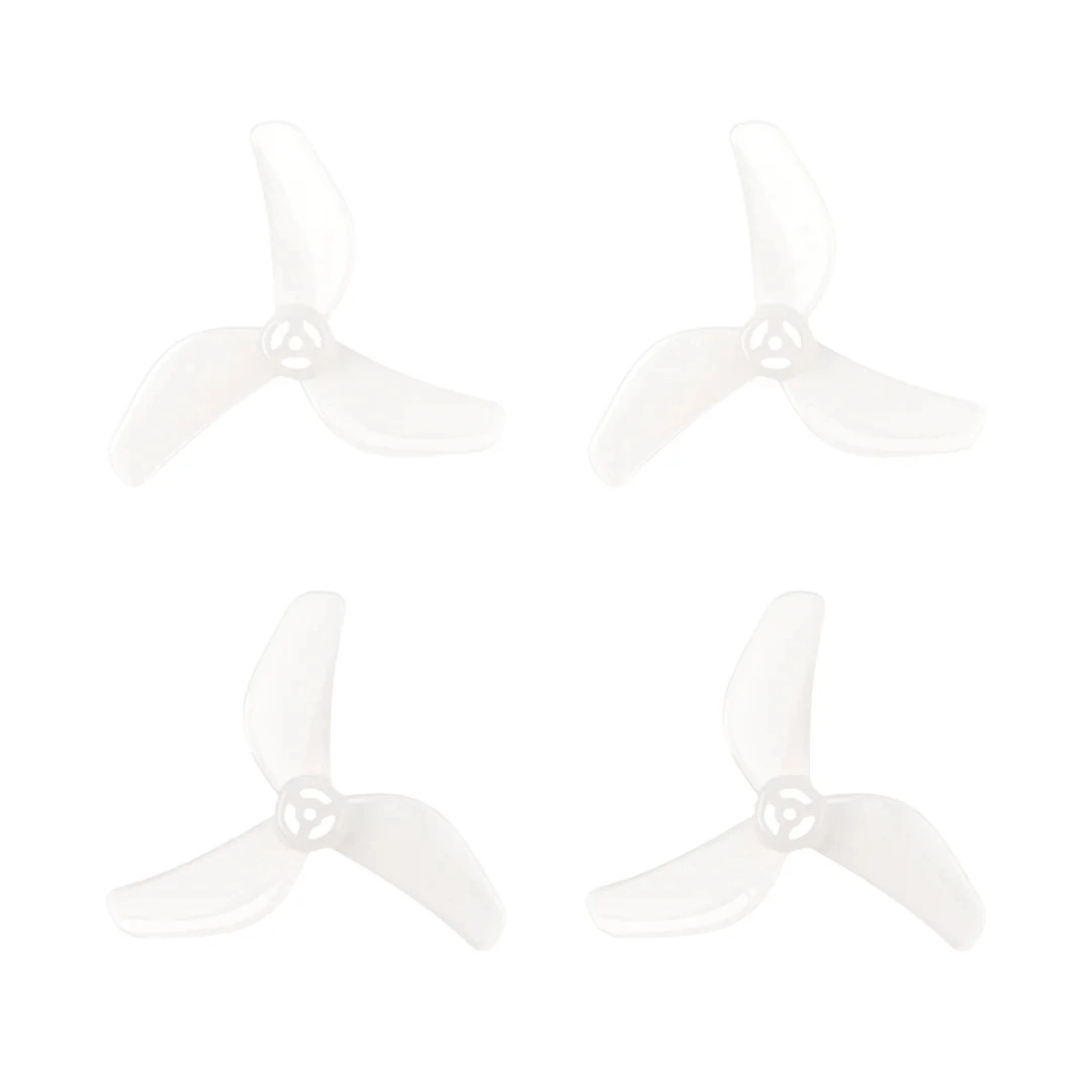 Śmigła Gemfan 1207 3-łopatkowe, wał 1.0mm - przezroczyste | seria Air65 II (4szt)