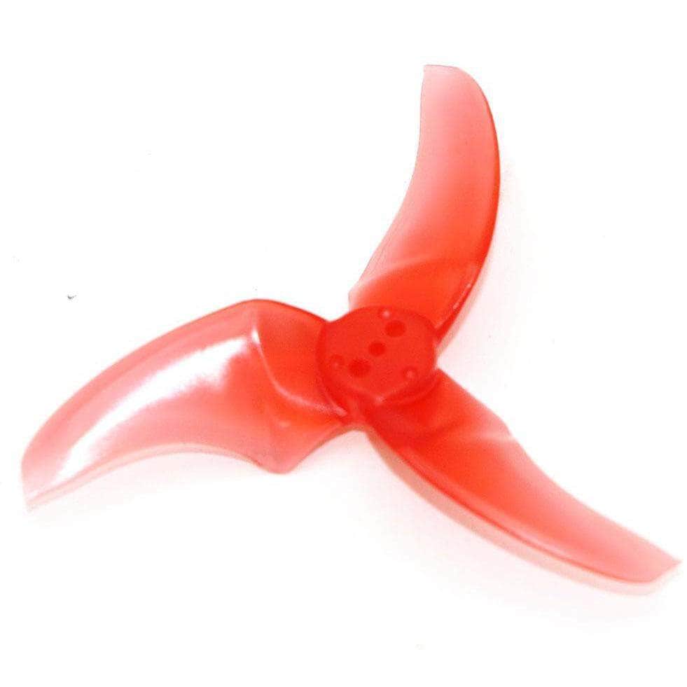 EMAX Avan Rush 2.5x1.9x3 Tri-Blade 2.5" Prop 4 Pack - Choose Your Color — Red