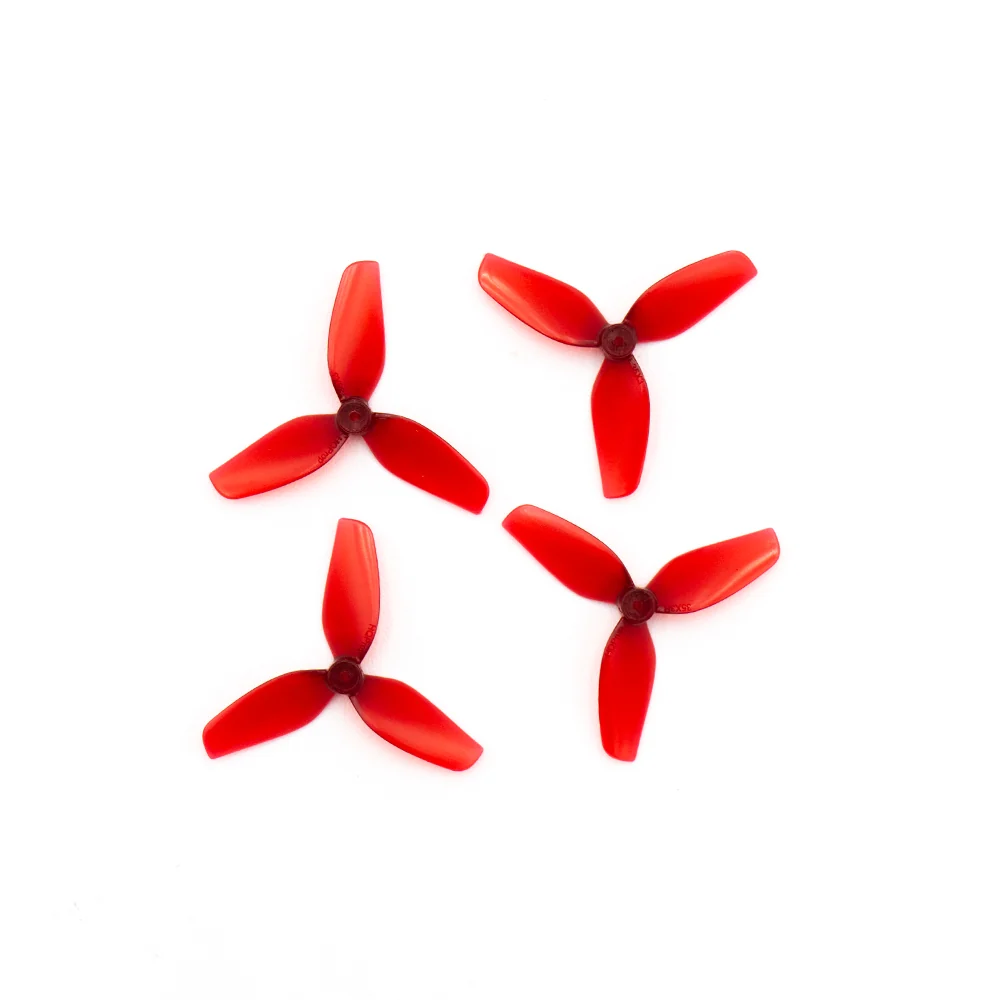 HQ 35MMX3 Tri-Blade 35mm 1mm Shaft Props - Choose Color — Red