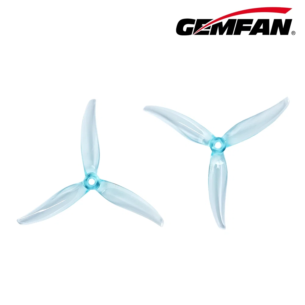 Gemfan MINJAE 5129.2 Racing Prop - Choose Color — Clear Blue