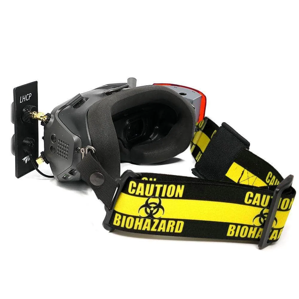 FatStraps 2" FPV Goggle Strap for DJI/Avatar/Dominator/HDZero - Choose Style — Bio Hazard