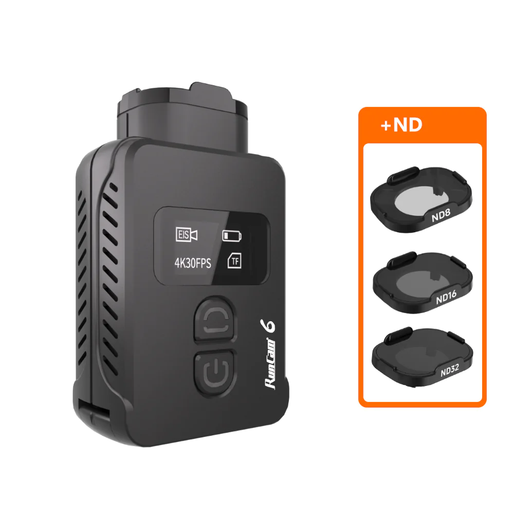 Runcam 6 Action Camera With ND Filter Set