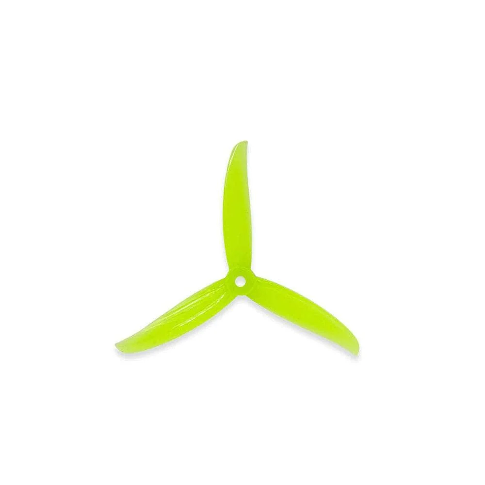 Gemfan Vannystyle 5136 Tri-Blade 5" Prop 4 Pack - Choose Color — Neon Yellow