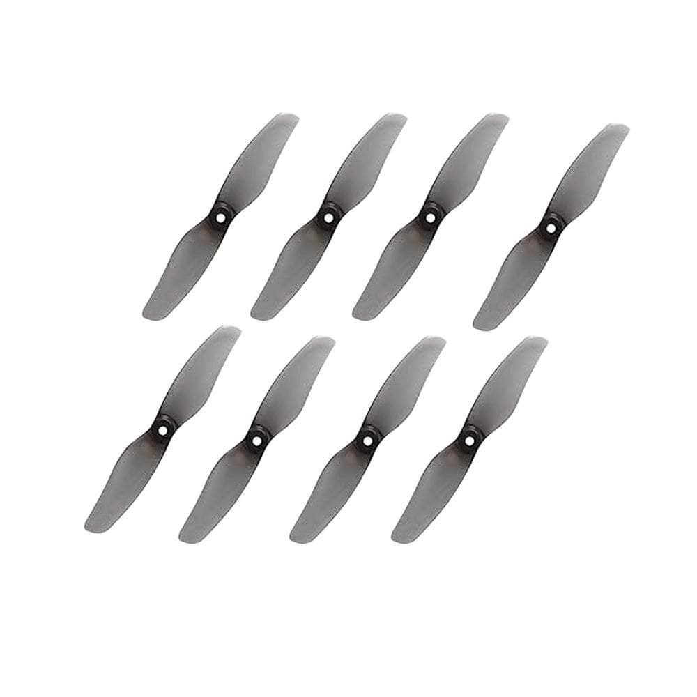 Gemfan Hurricane 2" 2008-2 PC Durable Bi-Blade Prop 1.5mm Shaft (4CCW+4CW) - Choose Color — Clear Grey
