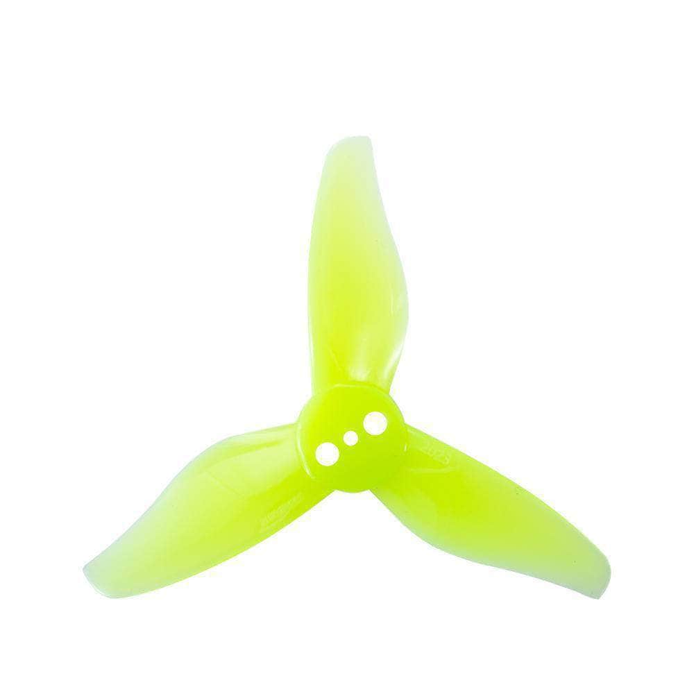 Gemfan Hurricane 2023 Tri-Blade 2" Prop 8 Pack (1.5mm) - Choose Your Color — Yellow
