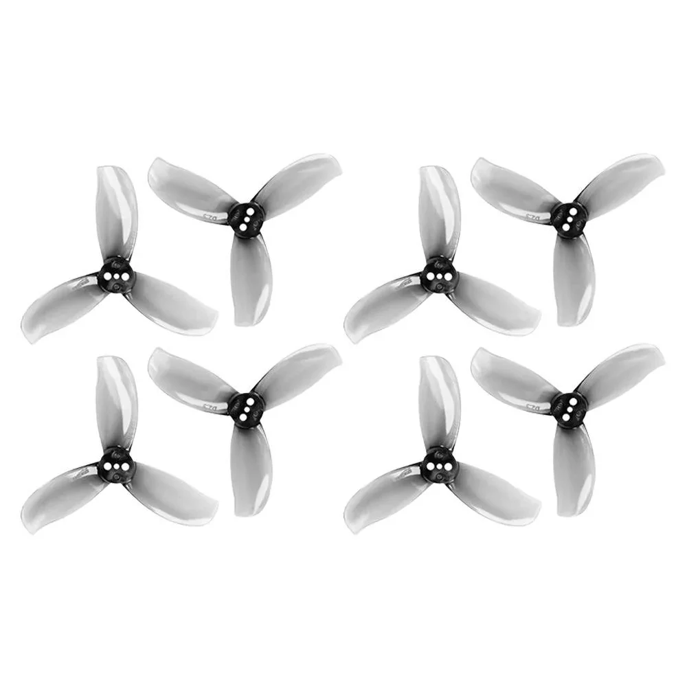Gemfan D2.5 Ducted 3-Blade Propeller (Set of 8) - 1.5mm — Clear Gray