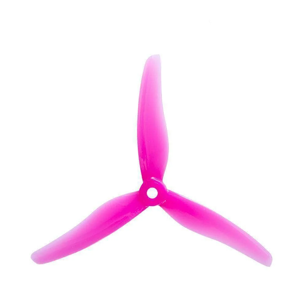 Gemfan Hurricane 51433 Durable Tri-Blade 5" Prop 4 Pack - Choose Your Color — Pink