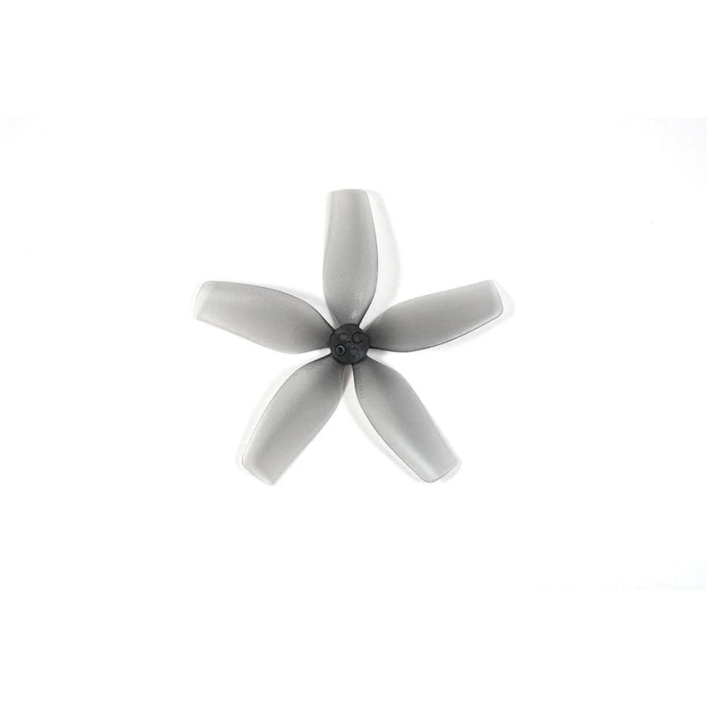 HQ Prop DT90MMX5 Penta-Blade 3.5" Cinewhoop Prop 4 Pack (1.5mm Shaft) - Gray