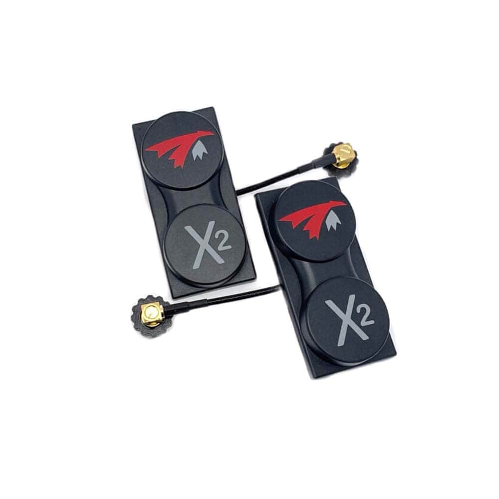 TrueRC X2-Air MKII 5.8GHz Receiver Antenna Pair for DJI FPV Goggles - LHCP