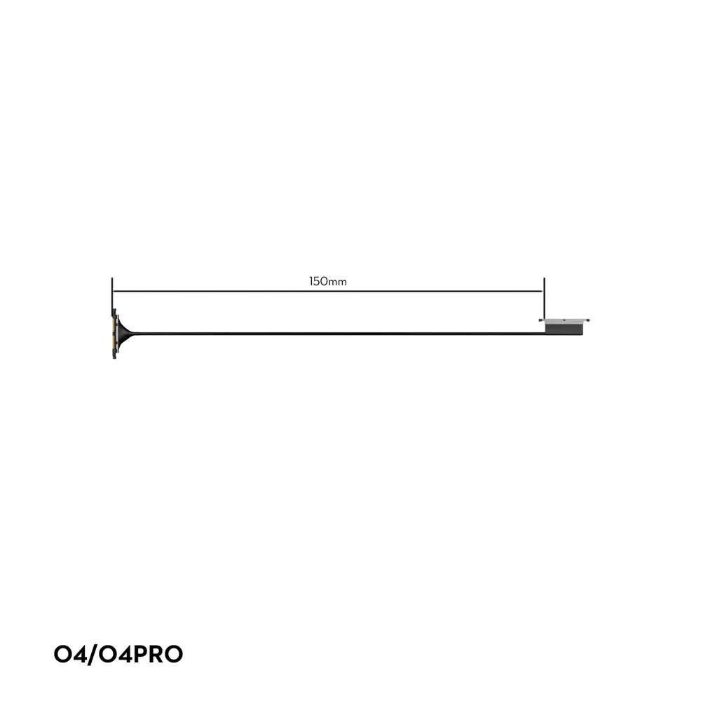 DJI O4 Coaxial Camera Cable - Choose Version — 150mm / Straight-to-Right-Angle