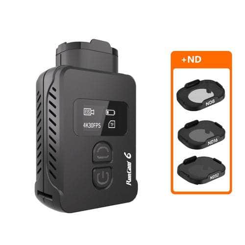 RunCam 6 - 4K HD Action Camera w/ ND Filter Set (ND8, ND16 & ND32)