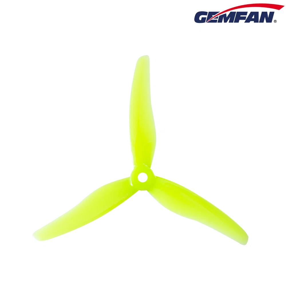 Gemfan Hurricane 51433-3 Tri-prop (2CW-2CCW) - Choose Color — Yellow