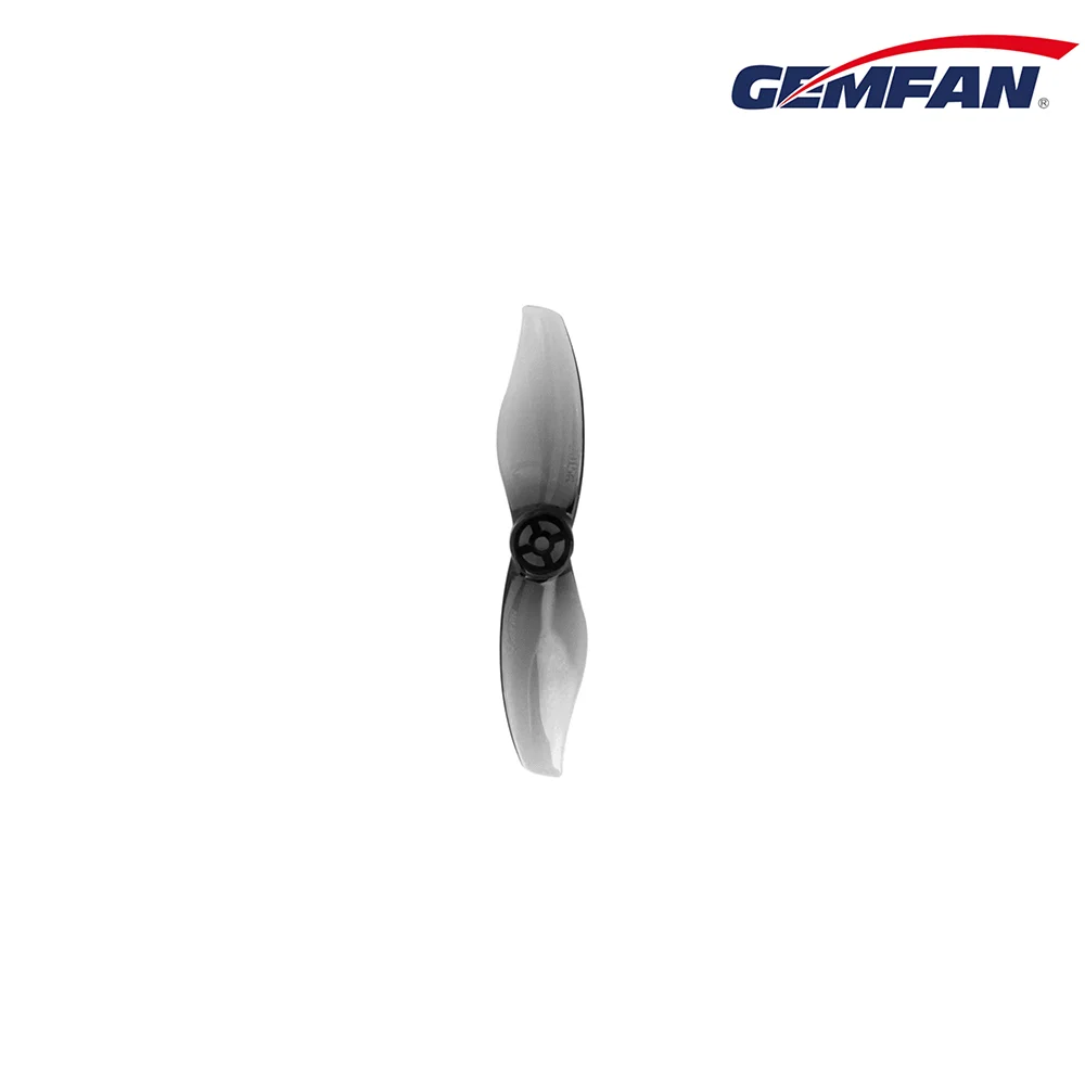 Gemfan Hurricane 2015-2 PC 1.5mm shaft Durable 2-Blade Prop 4CW+4CCW - Choose Color — Clear Gray