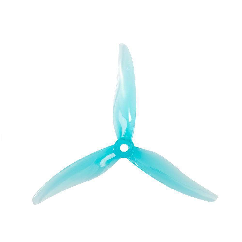 Gemfan Hurricane 51477 Tri-Blade 5" Prop 4 Pack - Choose Your Color — Blue