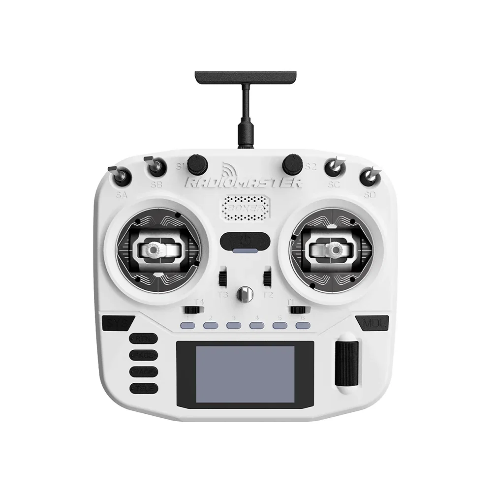 RadioMaster Boxer Crush RC Transmitter w/ AG01 Hall Gimbals ELRS - Choose Color — White