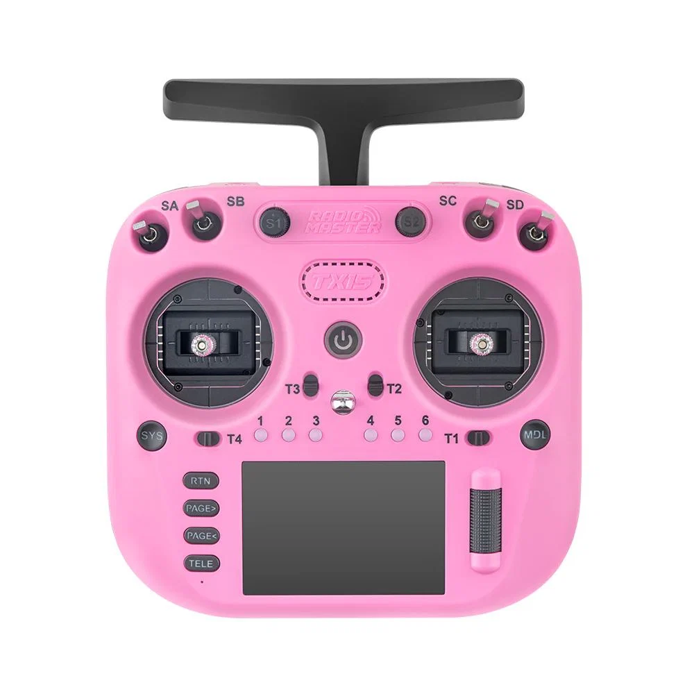 RadioMaster TX15 M2 ELRS 2.4GHz/900MHz 3.5-inch Touchscreen Display V5.0 Hall Sensor Gimbals Radio Controller - Choose Color — Pink