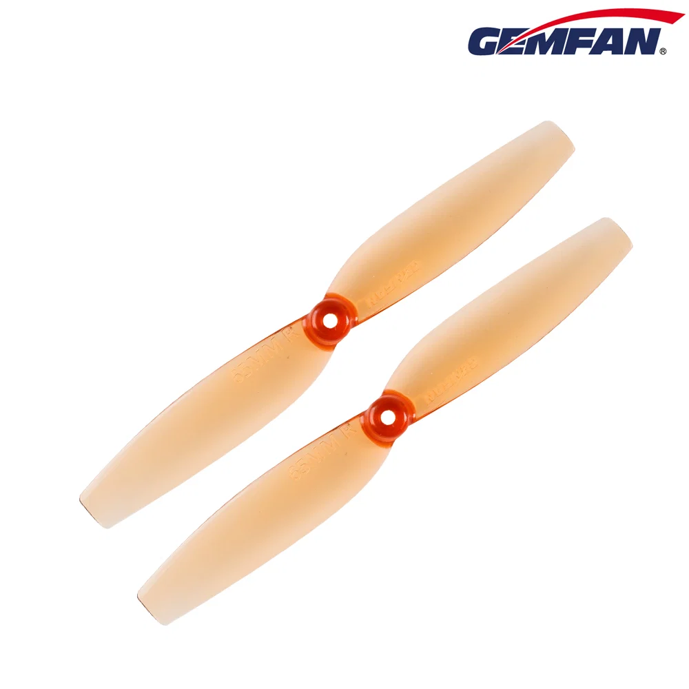 GEMFAN 65MM PROP WITH 1.5MM HUB (CHOOSE COLOR) — WHISKEY