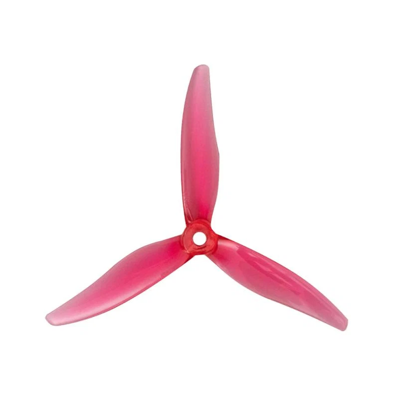 Gemfan Hurricane MCK Edition ReV3 51366-3 Durable Tri-Blade 5" Prop - 2CW+2CCW - Choose Color — Strawberry Jam