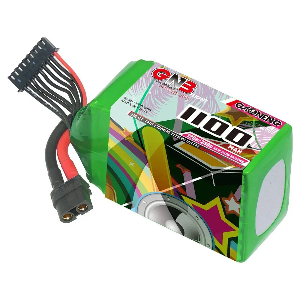 Gaoneng GNB 29.6V 8S 1100mAh 120C LiPo Battery - XT60