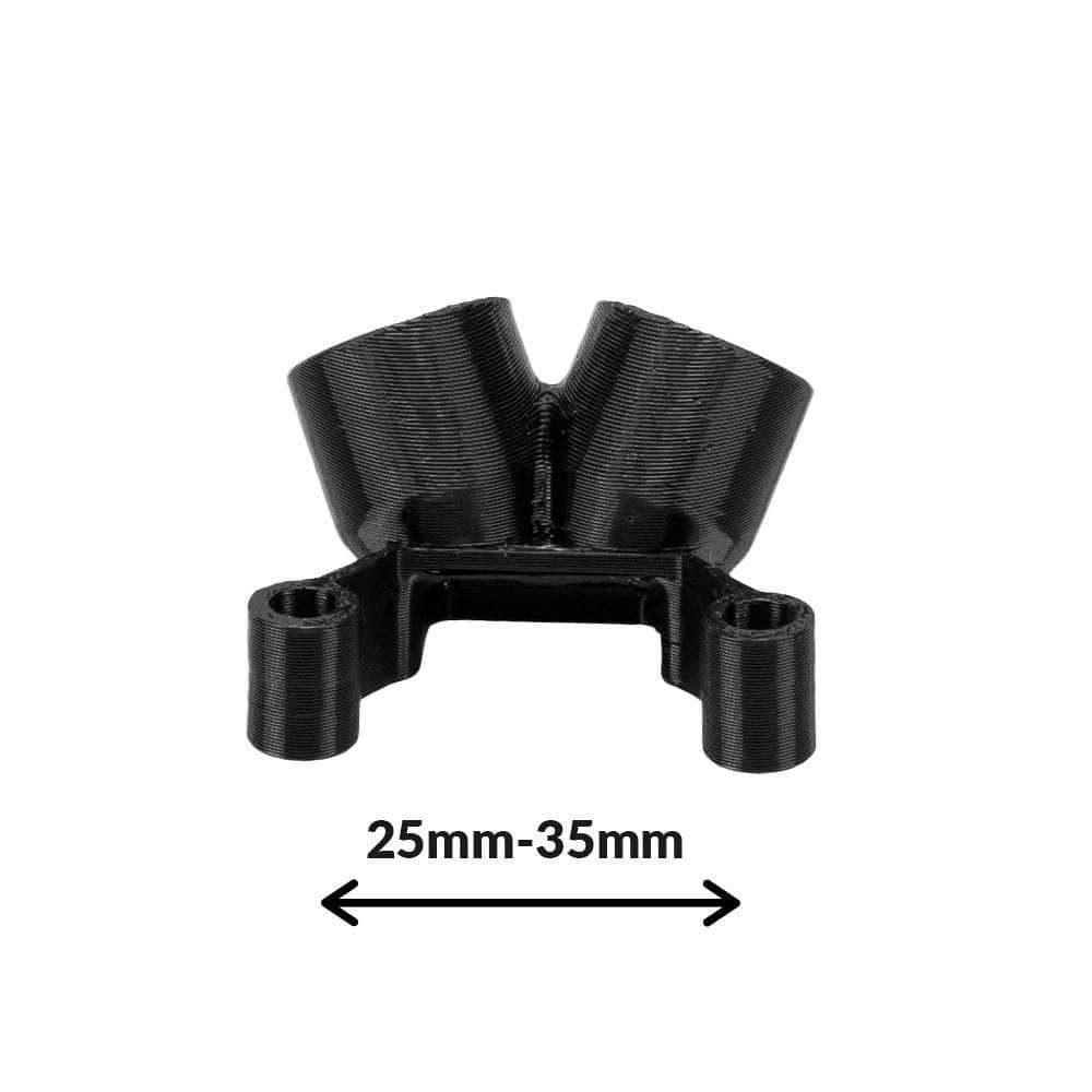 Brain3D Dual Stubby Antenna Mount for DJI O4 Air Unit Pro — 25mm-35mm