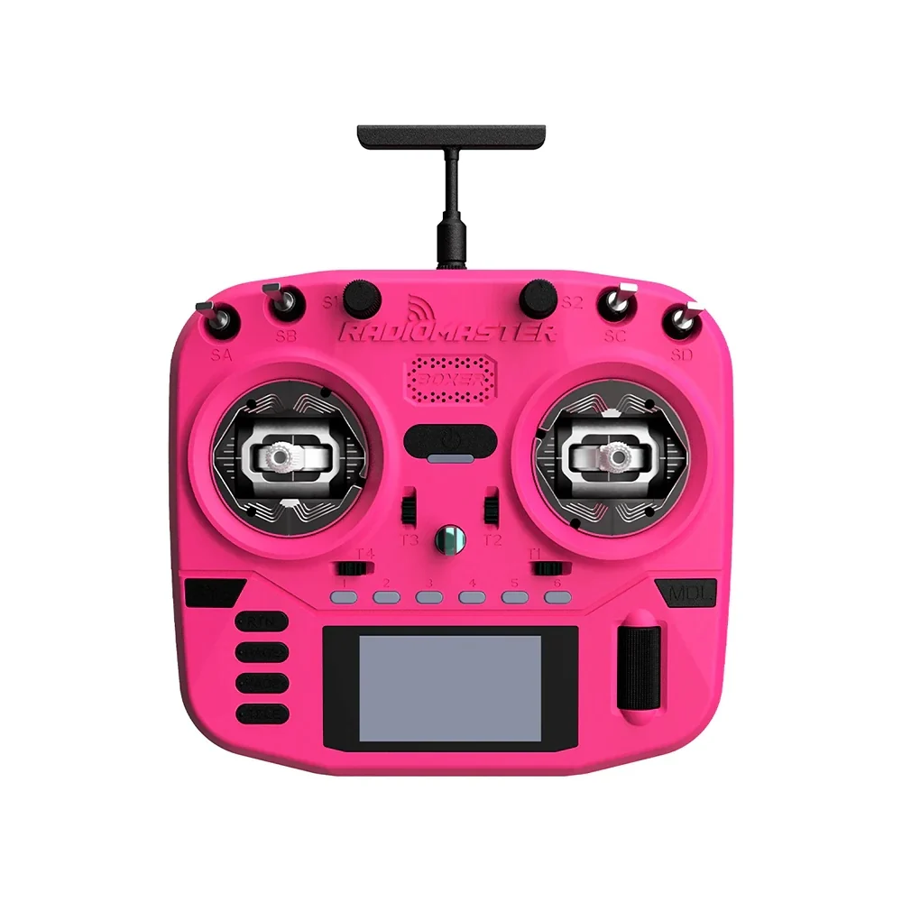 RadioMaster Boxer Crush RC Transmitter w/ AG01 Hall Gimbals ELRS - Choose Color — Pink