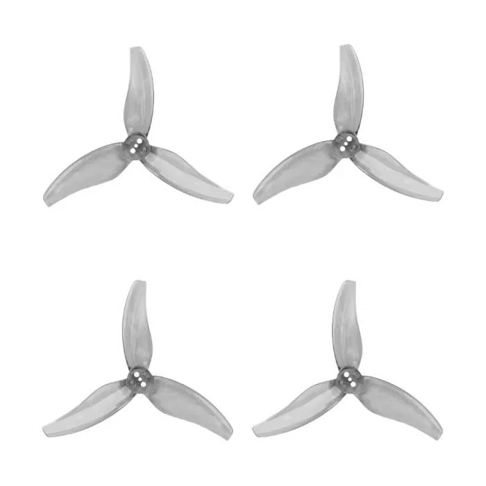 Gemfan Hurricane 3630 3-Blade Propeller (Set of 4) -1.5mm — Clear Gray