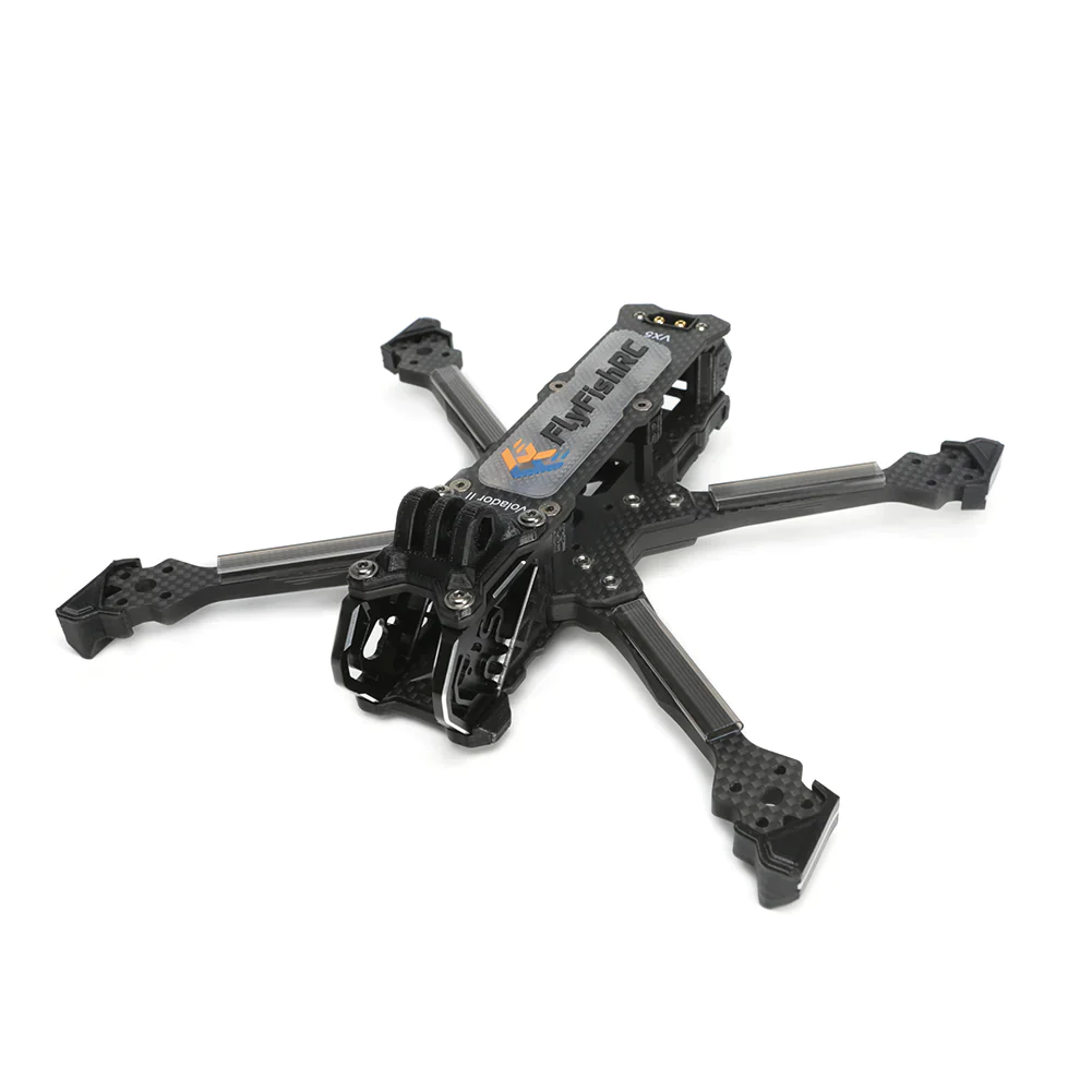 FlyfishRC Volador II VX5 O4 FPV Freestyle T700 Frame Kit - Choose Color — Yellow TPU