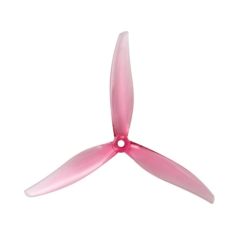 Gemfan Hurricane 7" Street League Spec 7043-3 PC Durable Tri-Blade Propellers - 2CW+2CCW- Choose Color — Clear Pink