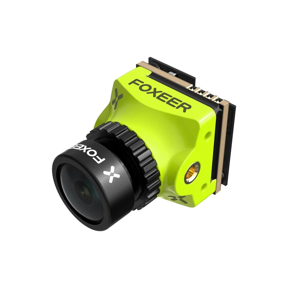 Foxeer Nano Toothless 2 StarLight 2.1mm FPV camera 0.0001lux HDR 1/2" Sensor — Fluo Green