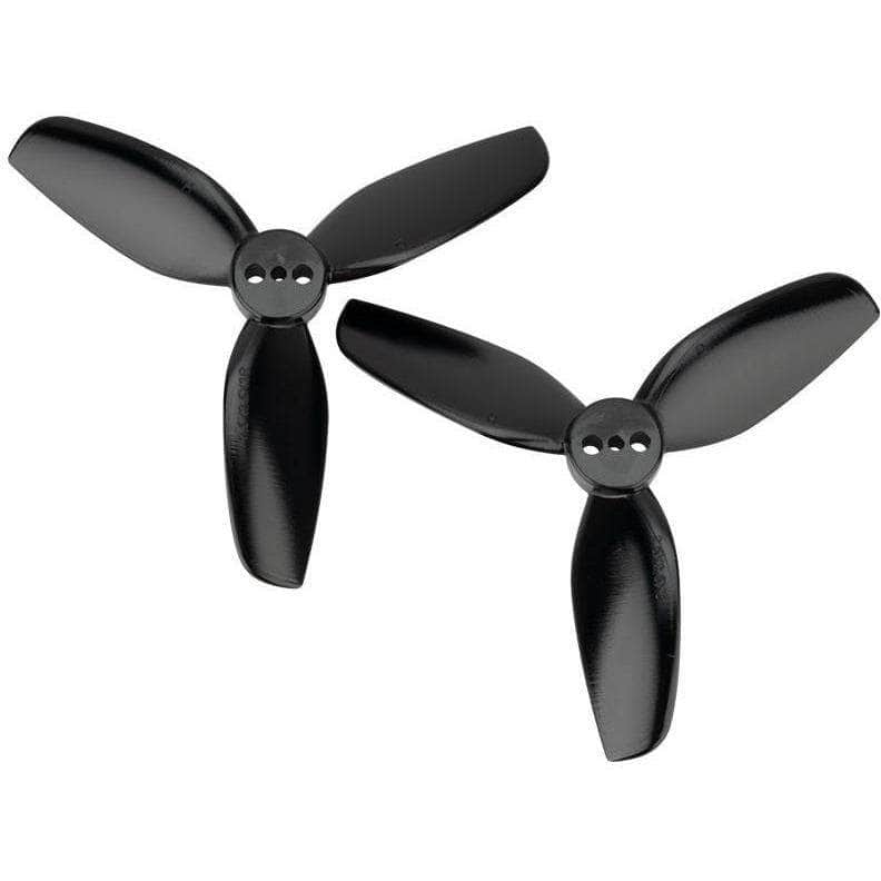 HQ Prop 2.5x2.5x3 Tri-Blade 2.5" Prop 4 Pack - Choose Your Color — Black