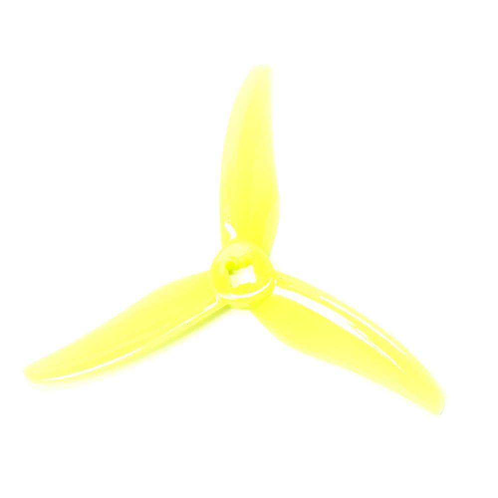Gemfan Hurricane 3520 Durable Tri-Blade 3.5" Prop 4 Pack - Choose Your Color — Yellow