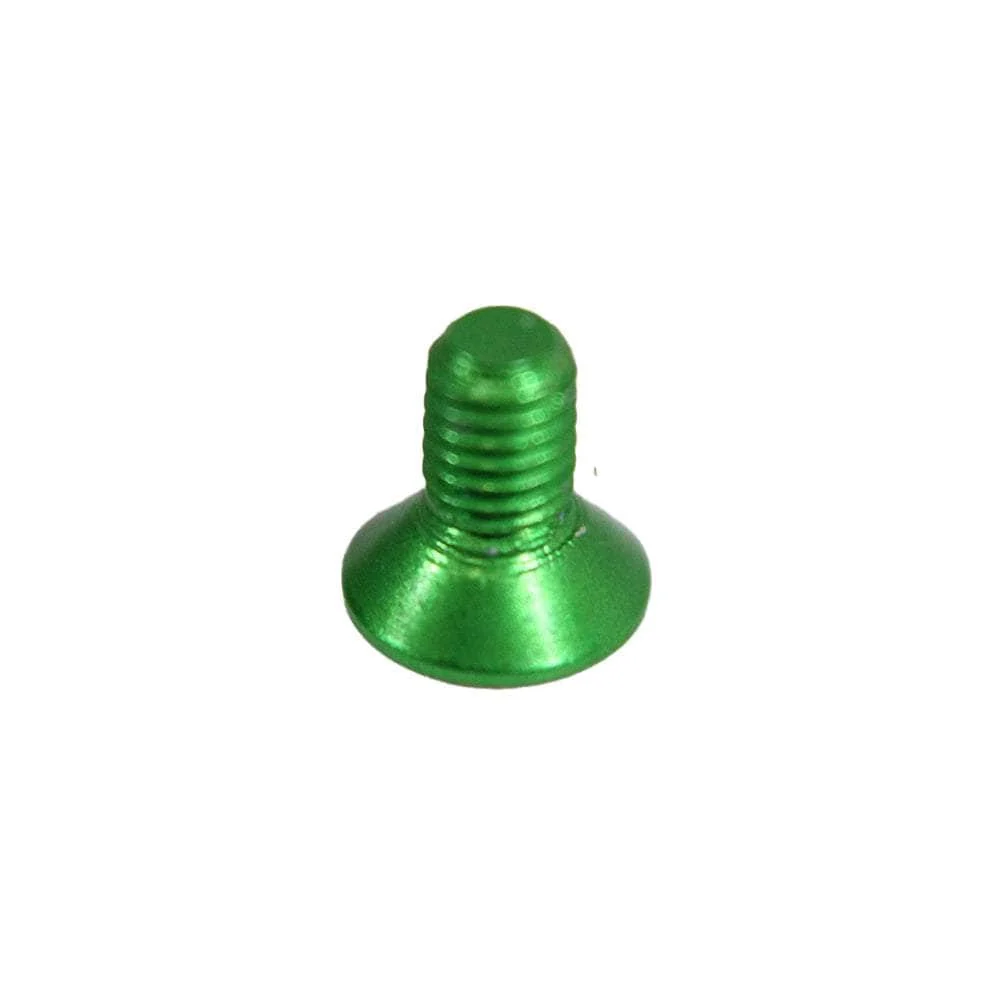 M3 7075 Aluminum Counter Sunk Hex Screw (20PCS) - Choose Your Color & Size — Green / 6mm